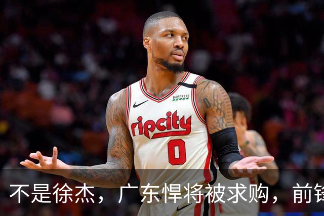 不是徐杰，广东悍将被求购，前锋，杜锋看重，转会费或8位数